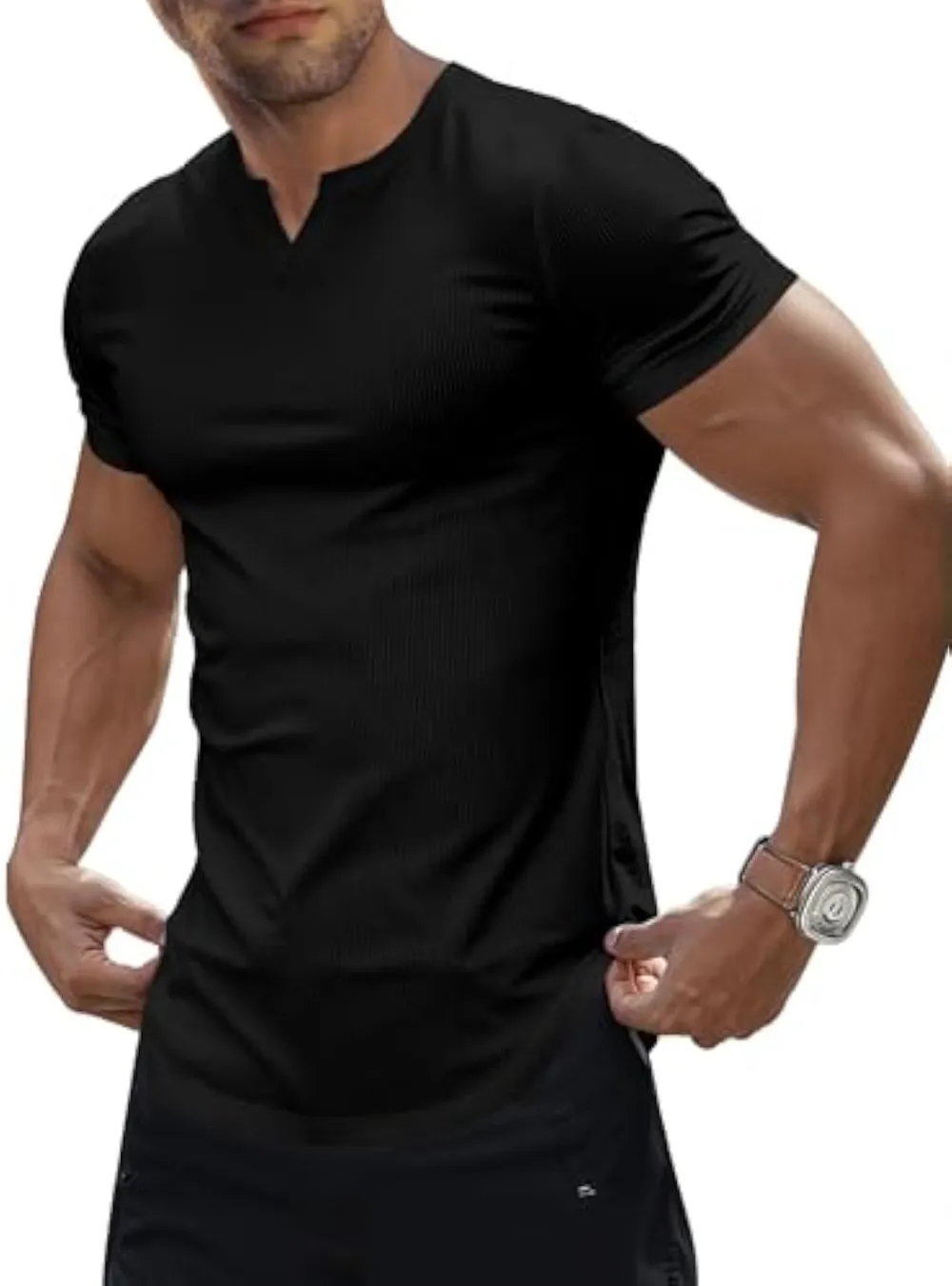 Men's V-Neck Short Sleeve T Shirt