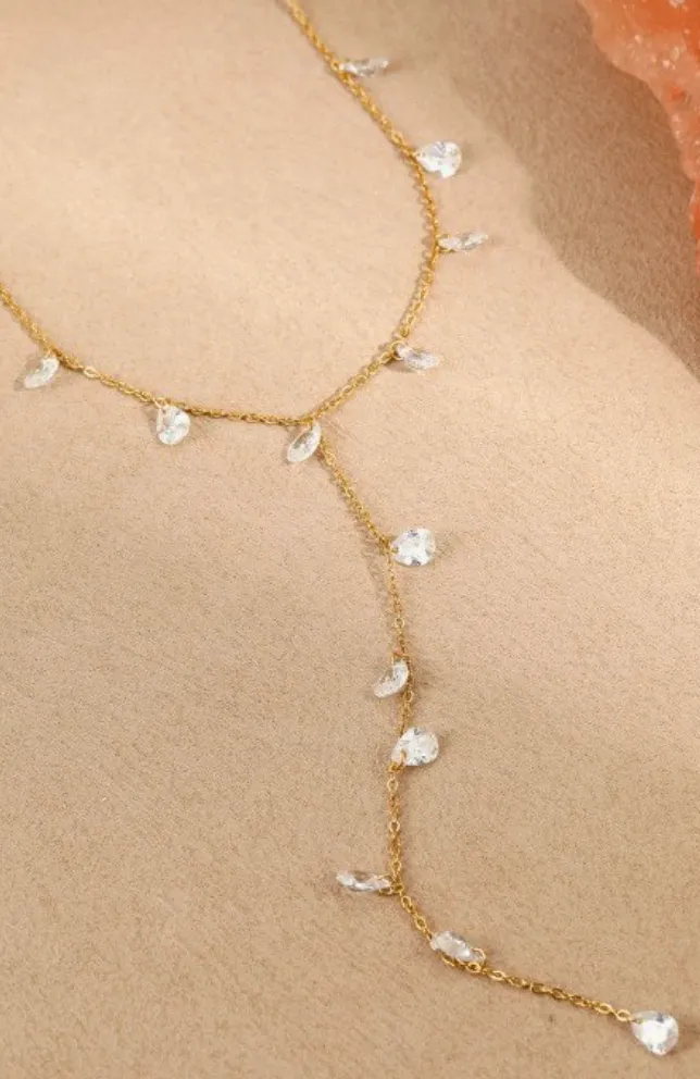 Drop Charm Necklace