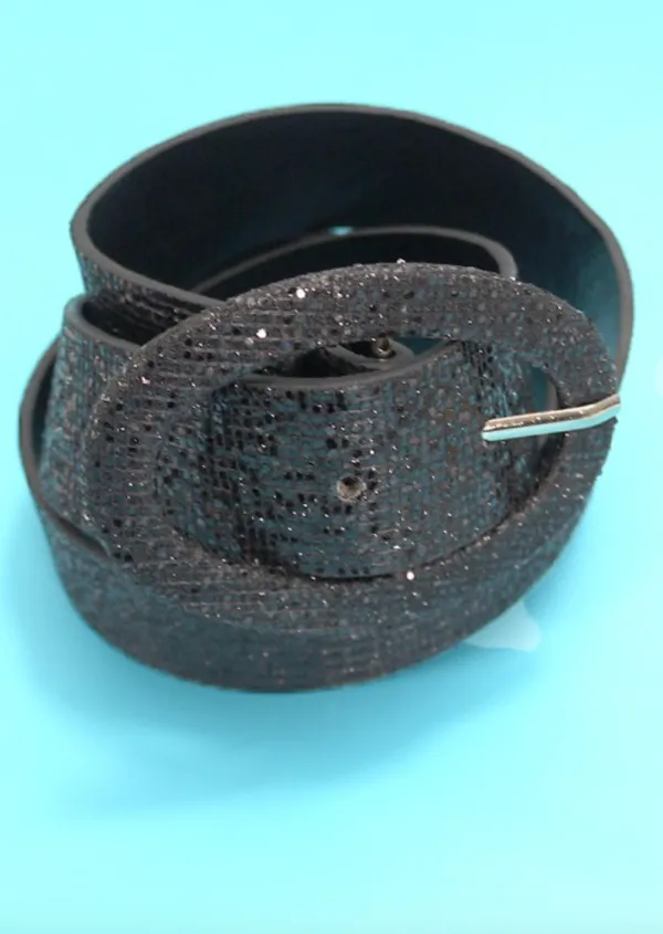 Subtle Shimmer Buckle Belt