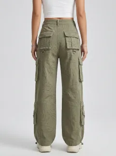 Core Multi Pocket Wardrobe Women's Multi Pocket Cargo Pants