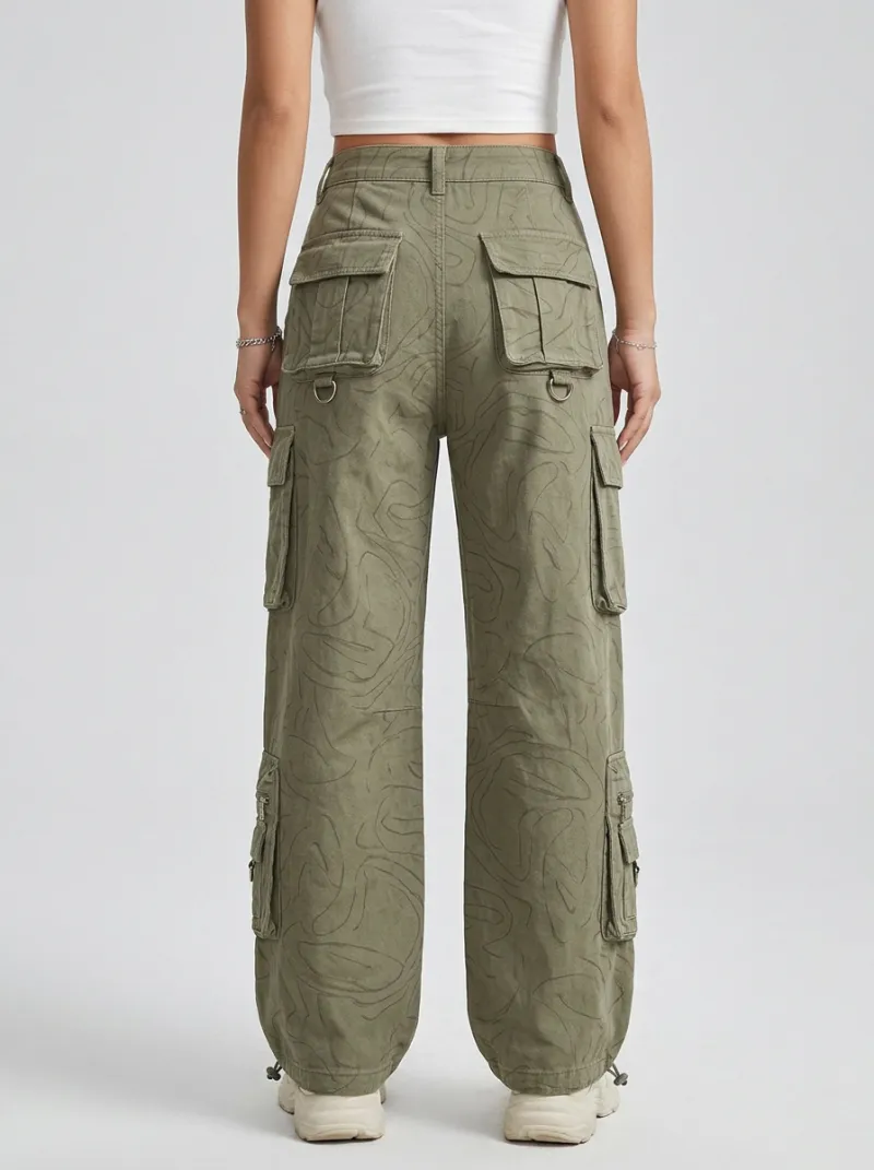 Core Multi Pocket Wardrobe Women's Multi Pocket Cargo Pants