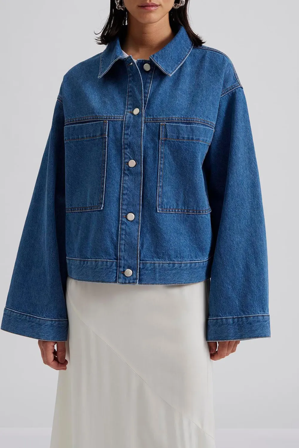 Denim Button Up Jacket