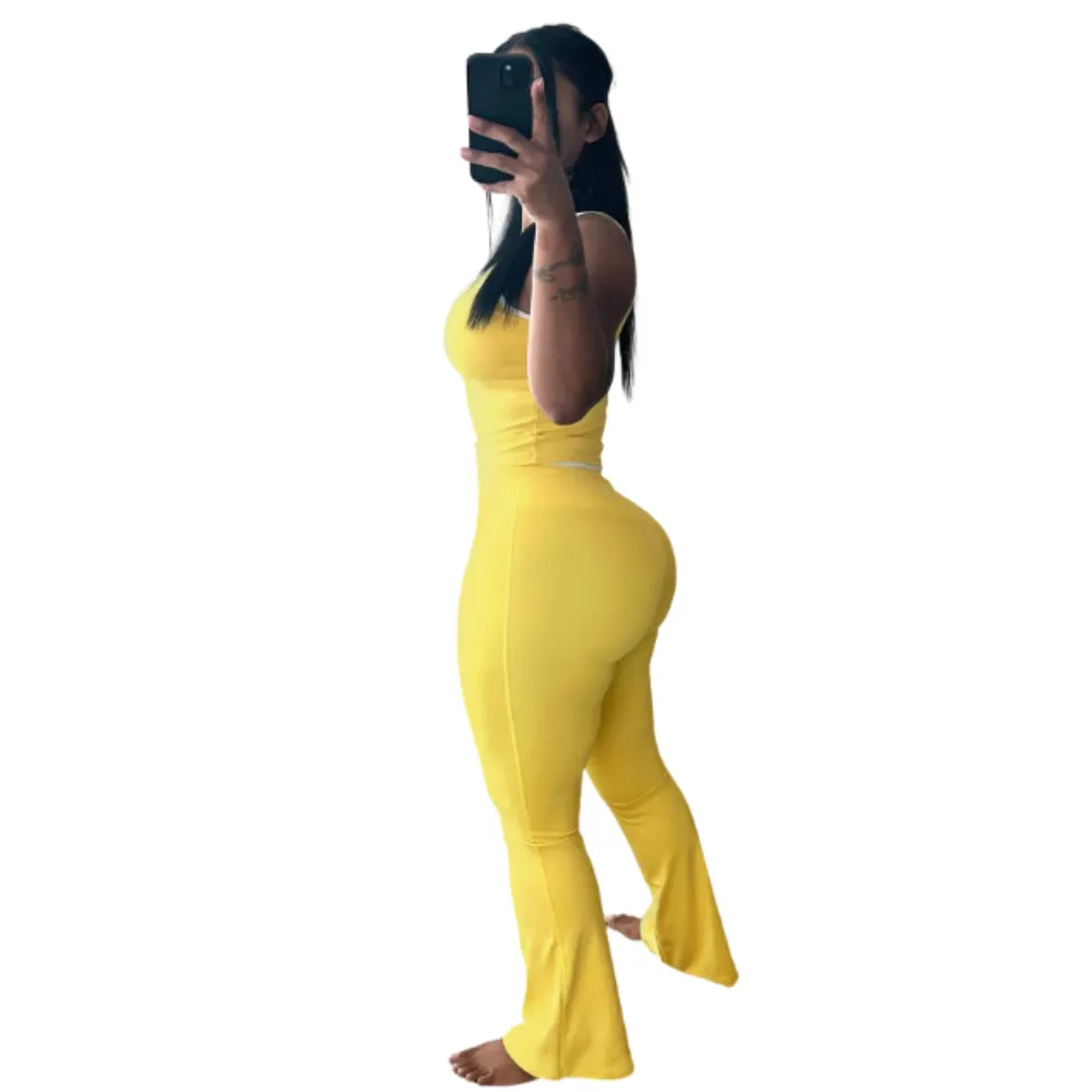 Women's Sleeveless Gym Yoga Outfit