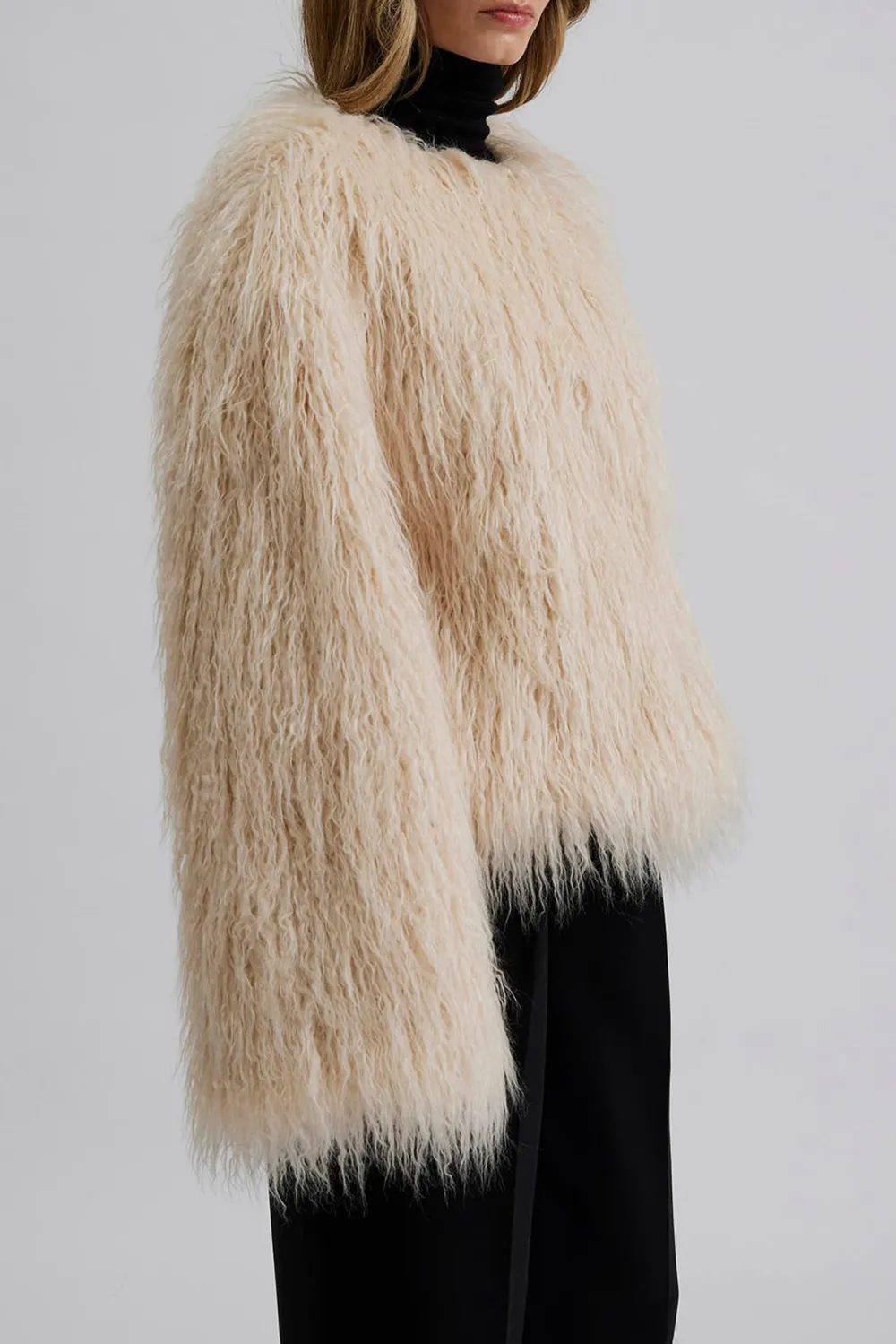 Faux Fur Oversized Jacket