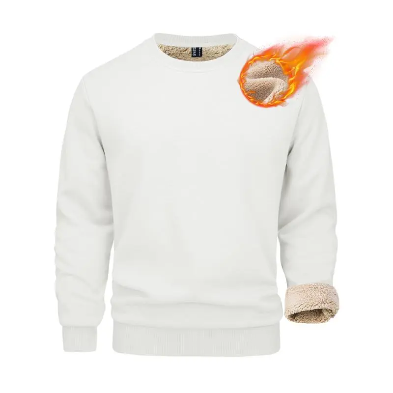 🧥 Men’s Sherpa Lined Sweatshirt – Cozy Warmth, Everyday Style