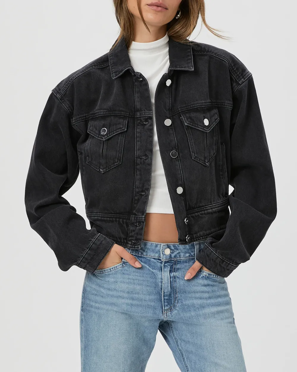 Black Denim Classic Jacket