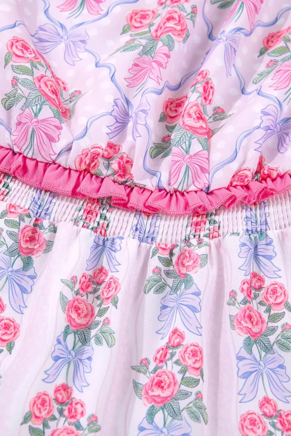 Floral Ruffle Tiered Dress Casual