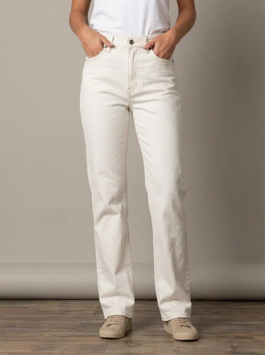 Comfort-Ready High-Rise Denim Jeans