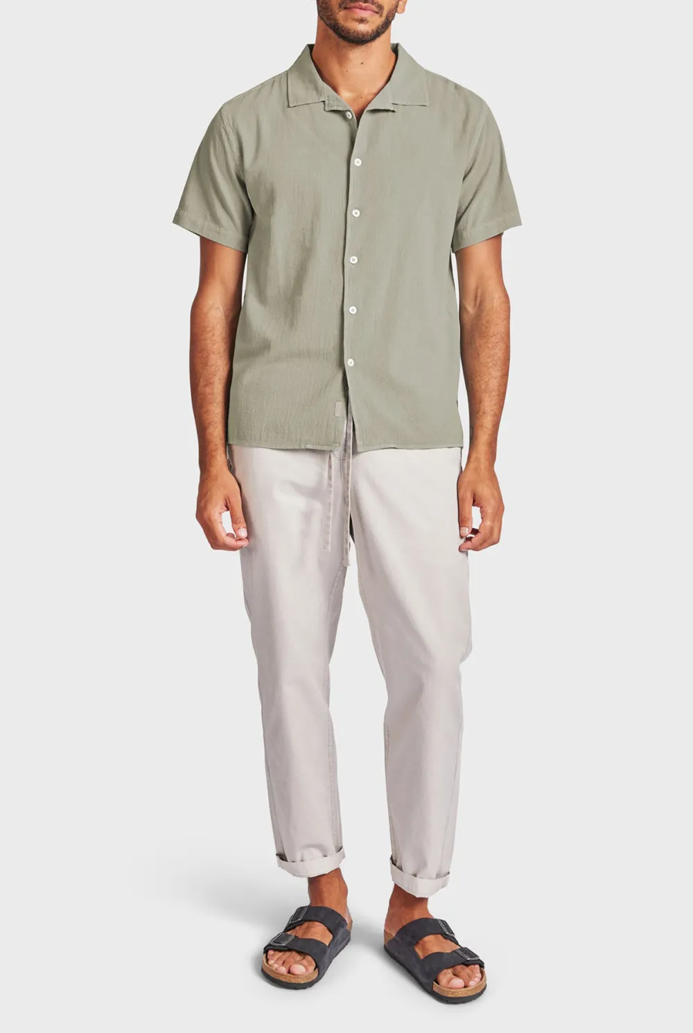 Jed Short Sleeve Shirt-Light dutch blue