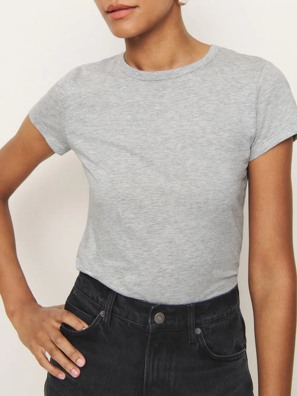 Soft Knit Classic Crew Neck Tee