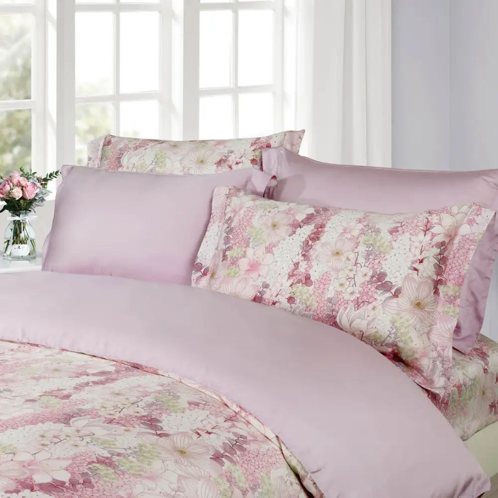 Balanced Lyocell Fiber Woven Complete Bedding Set