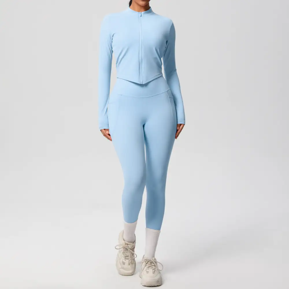 Long-Sleeve Yoga Two-Piece Activewear Active Set