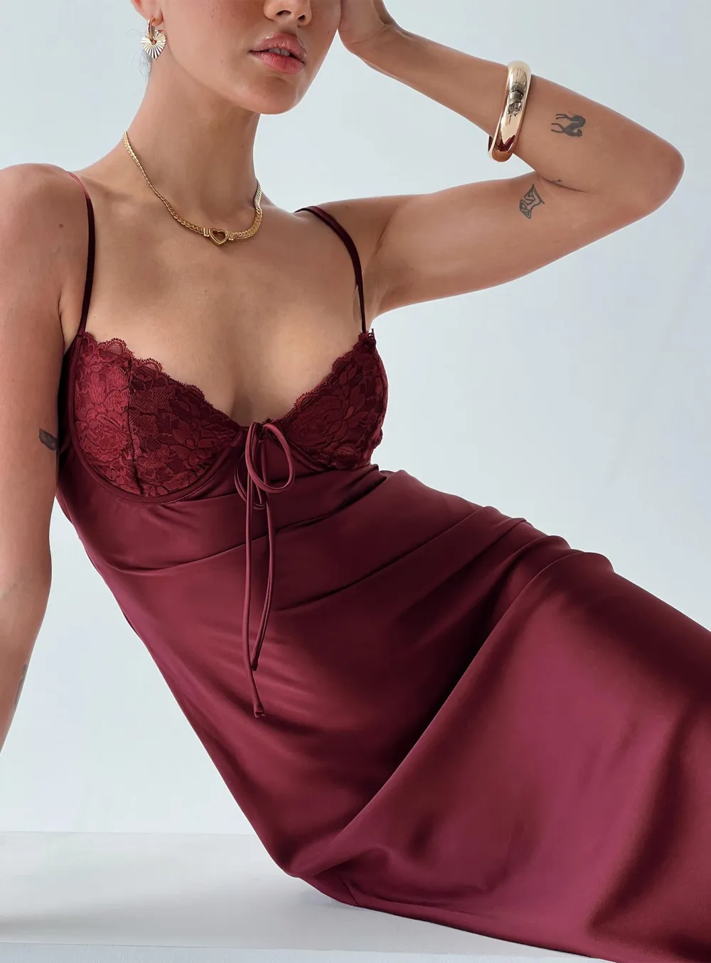 Elegant Maxi Sweetheart Neck Maxi Dress