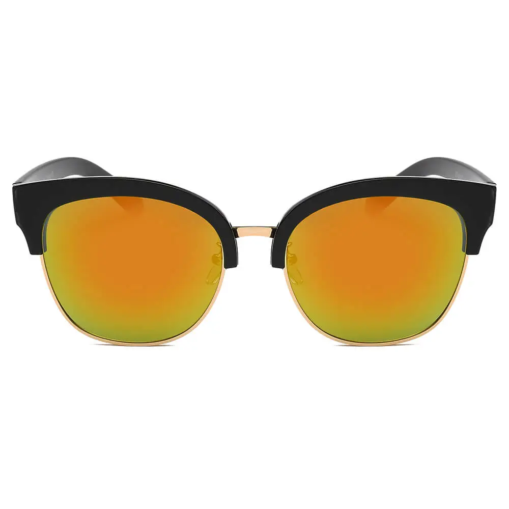 Wide Everyday Tinted Frame Sunglasses