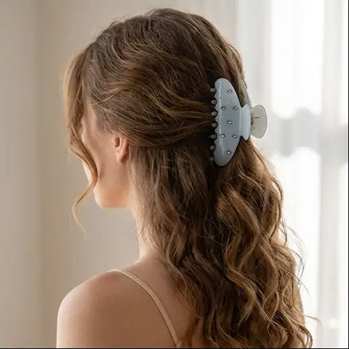 Dewdrop Gem Hair Claw Clip
