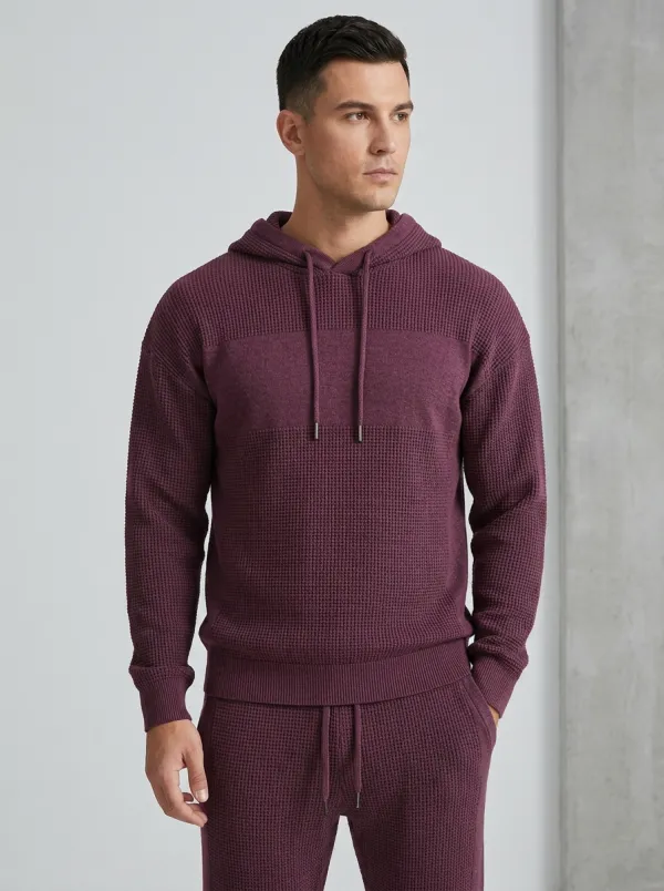 Refined Knit Men's Knit Hoodie Jogger Set