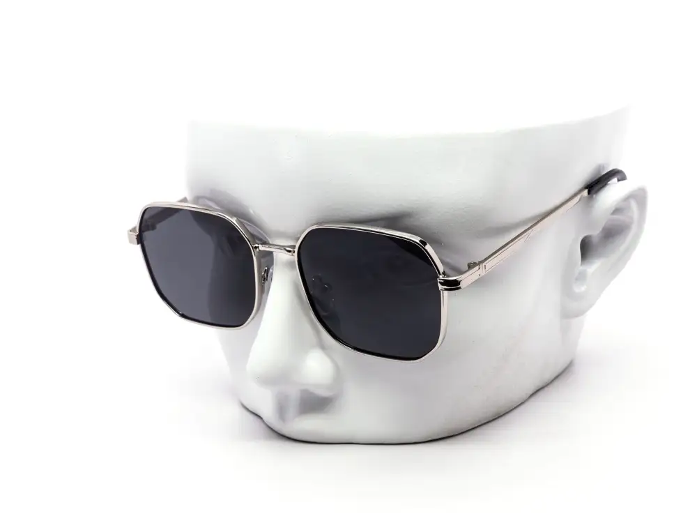 12-Pack Mixed Neutral Tones Minimalist Metal Square Sunglasses
