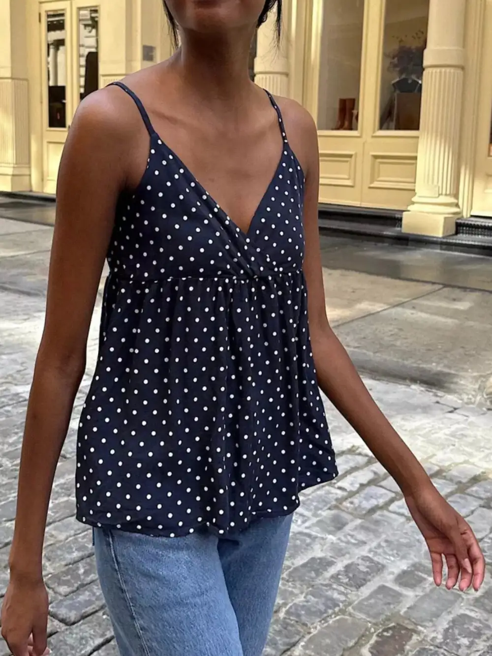 Polka Dot Flowy V