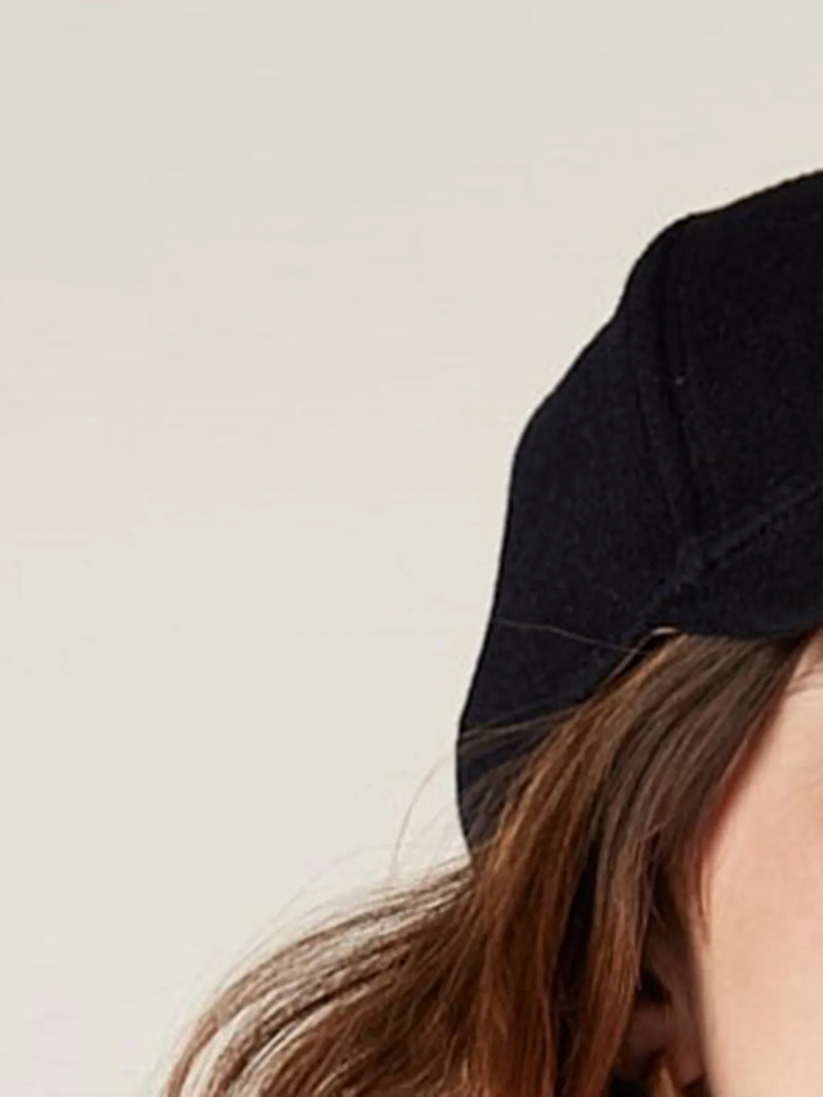 Simple Style Grey Baseball Cap