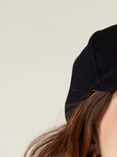 Simple Style Grey Baseball Cap