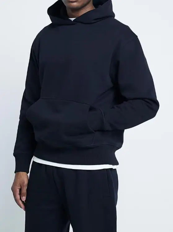 Men's Black Regular Fit Sweatshirt