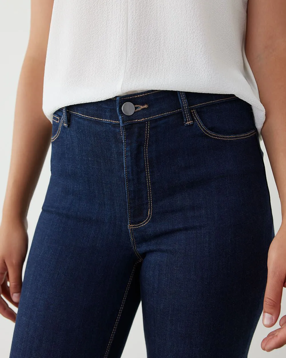Skinny-Leg High-Rise Jean  Signature