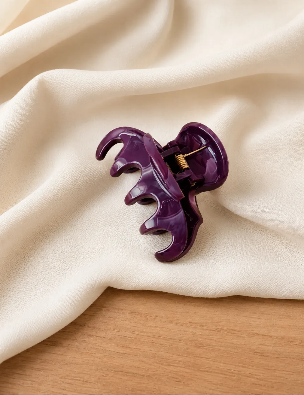 Pumpkin Shape Mini Hair Clip