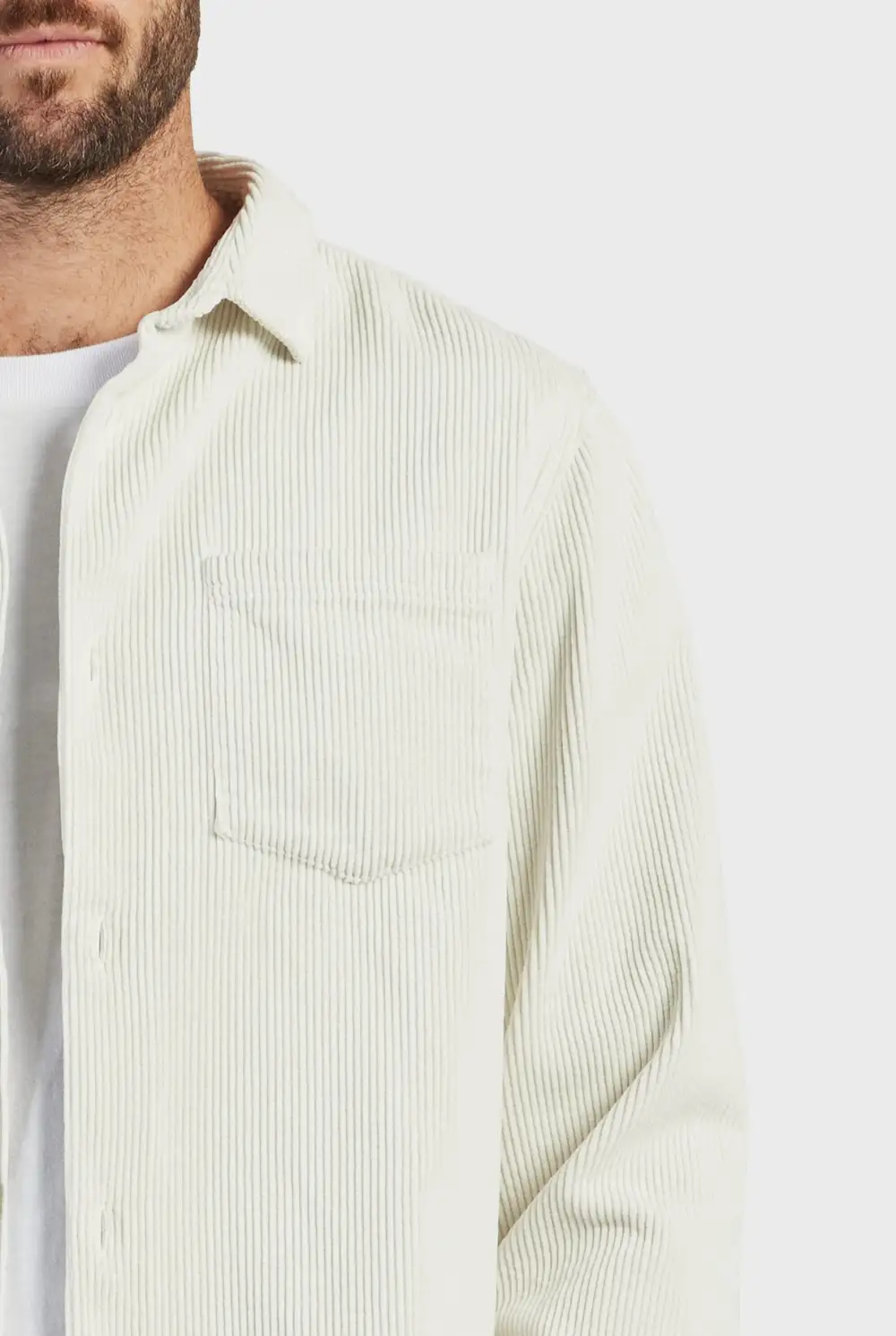 Lebowski Cord Overshirt-Navy