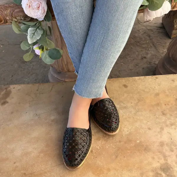 Women's Artisan Weave Woven Huarache Sandals