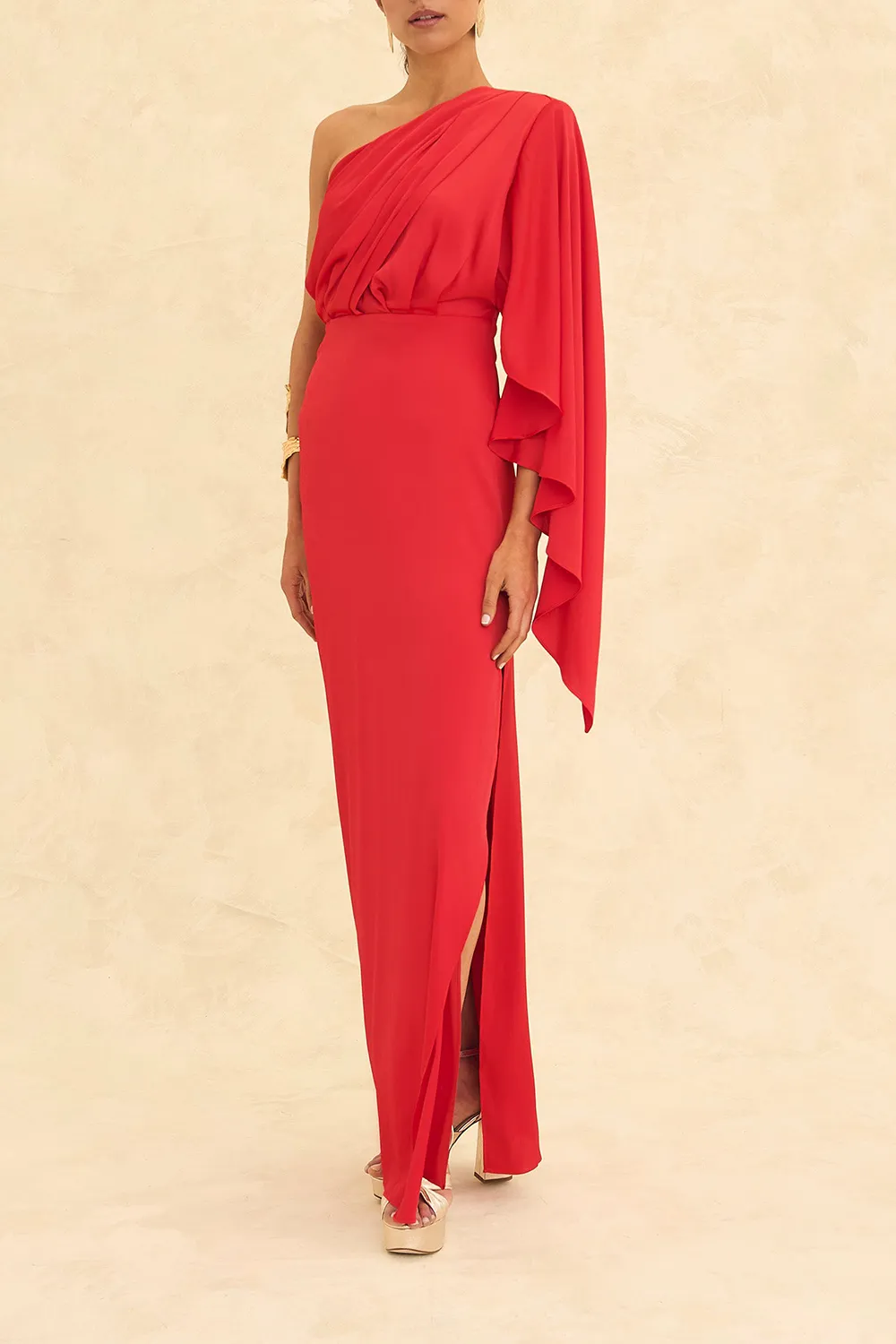 Women's Elegant one-sleeve Dress