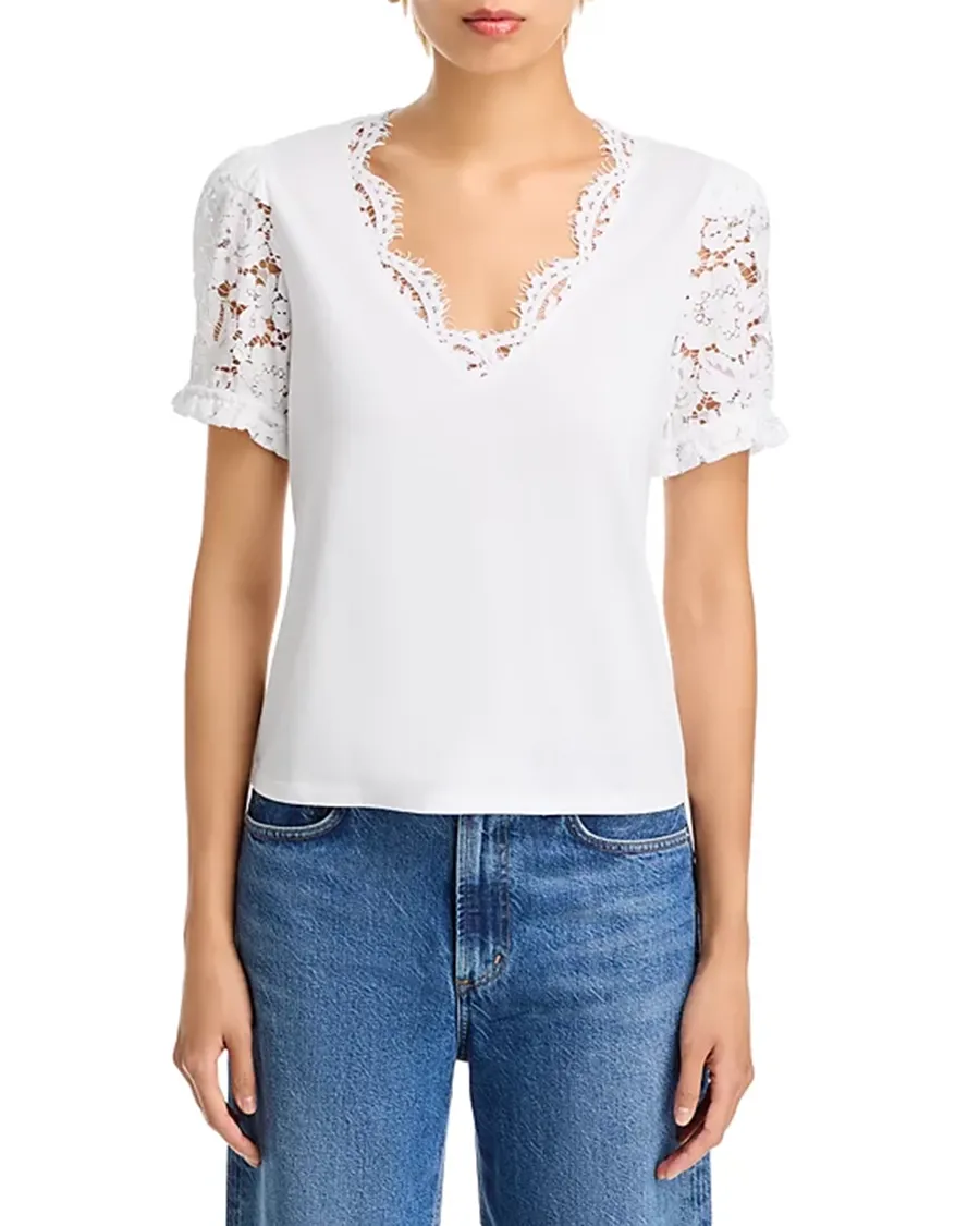 Elegant Style V-Neck Tees