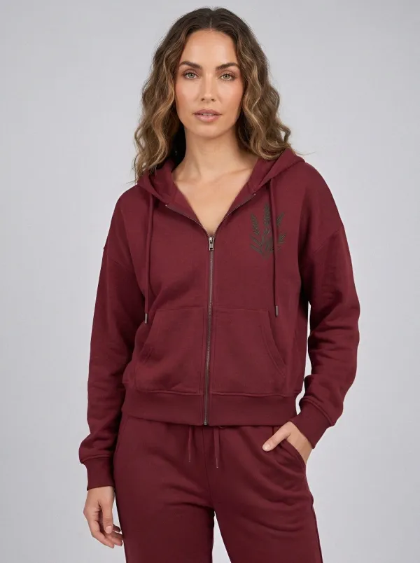 Women's Sage Green Tapered Joggers Elastic-Waist Joggers Zip-Up Hoodie Jacket & Jogger Set