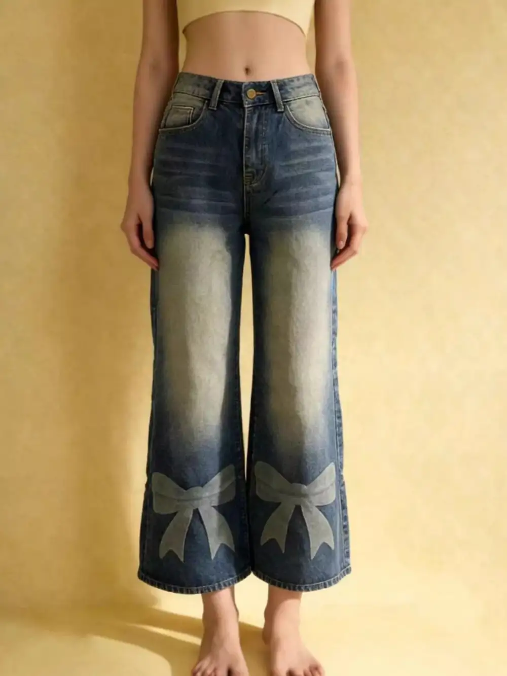 Breezy Sleeveless Denim Jeans