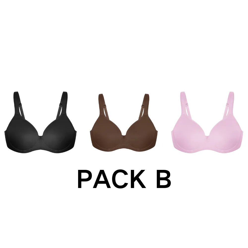Full Coverage Unlined Unpadded Underwire Plus Size Minimizer Bra Everyday Bra