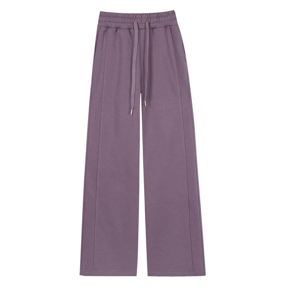 Women’s High-Waist Wide-Leg Fleece Sweatpants