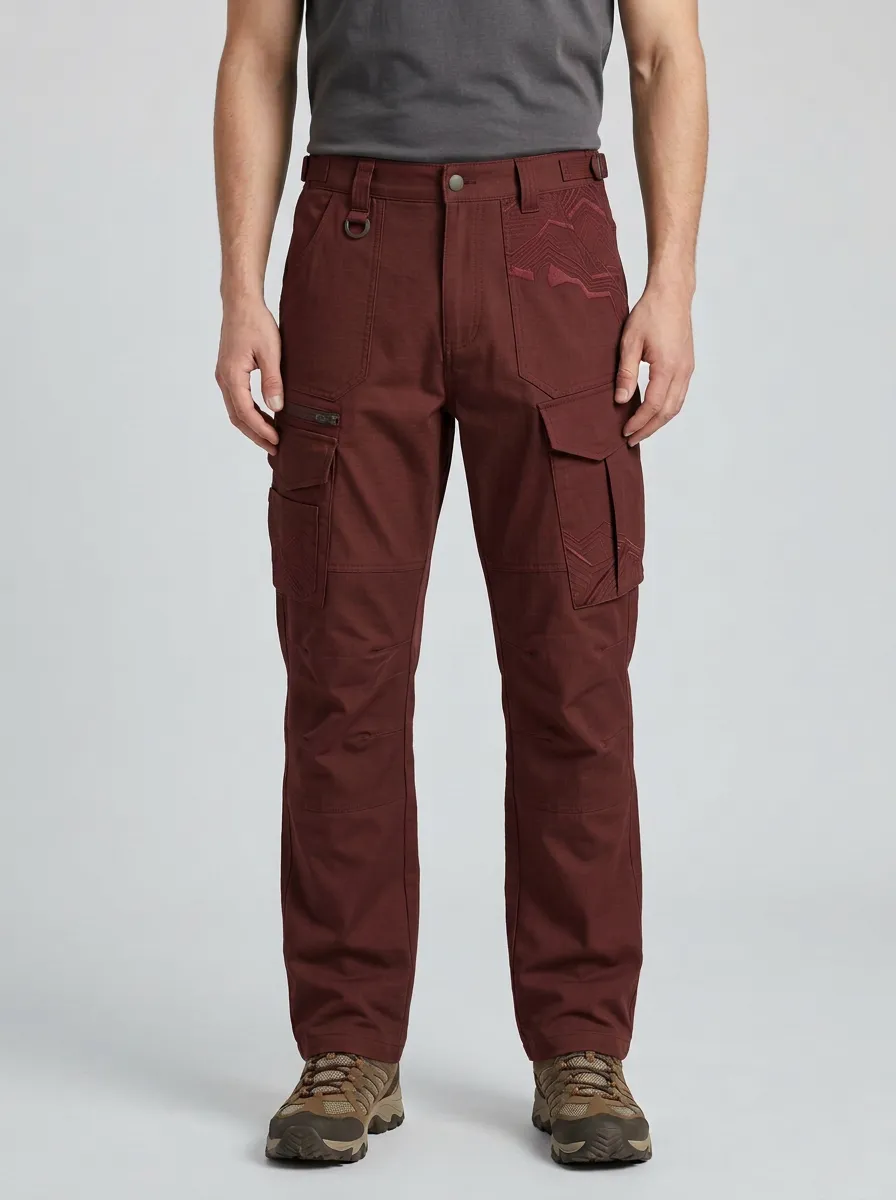 Tactical Outdoor Mountain Graphic Cargo Pants