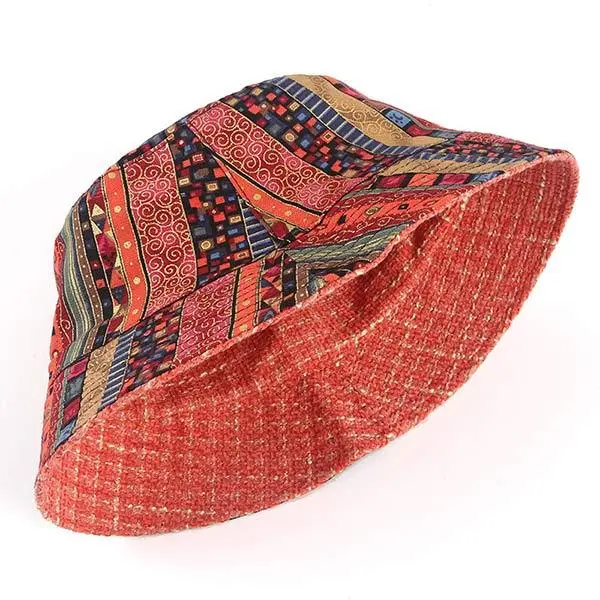 Women'S Vintage Print Bucket Hat 79620031C