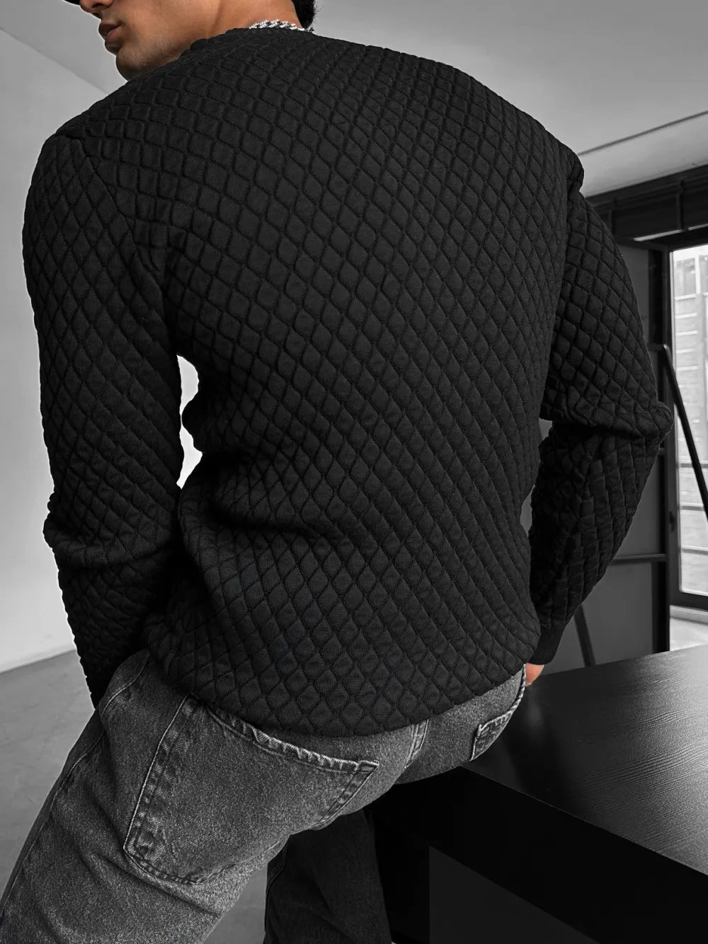 Tailored Textured Sweater