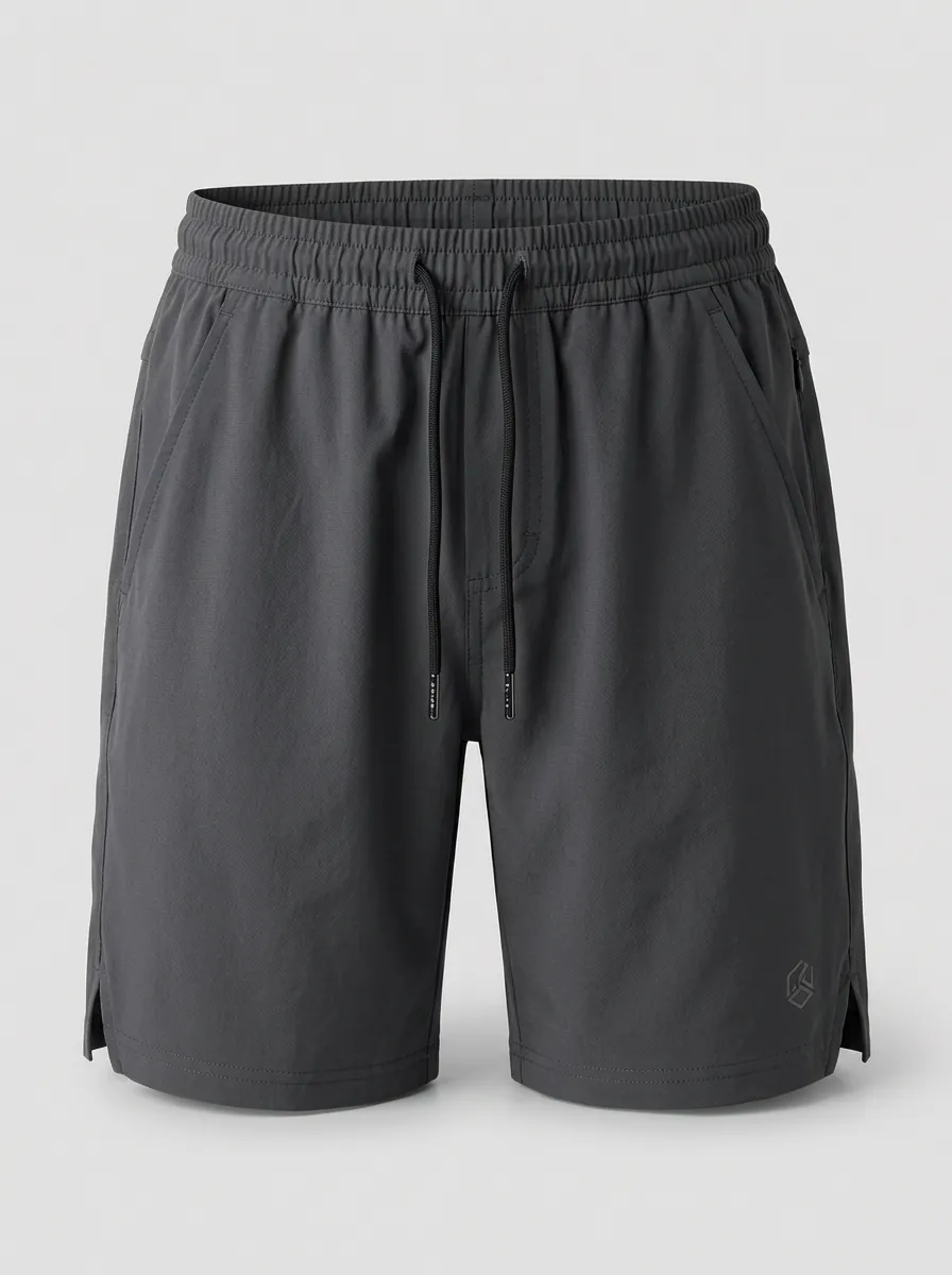 Men's Breathable Athletic Drawstring Training Shorts