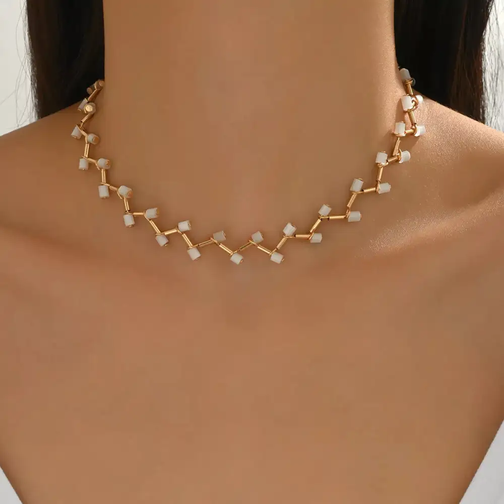 Modern Silhouette Pendant Necklace