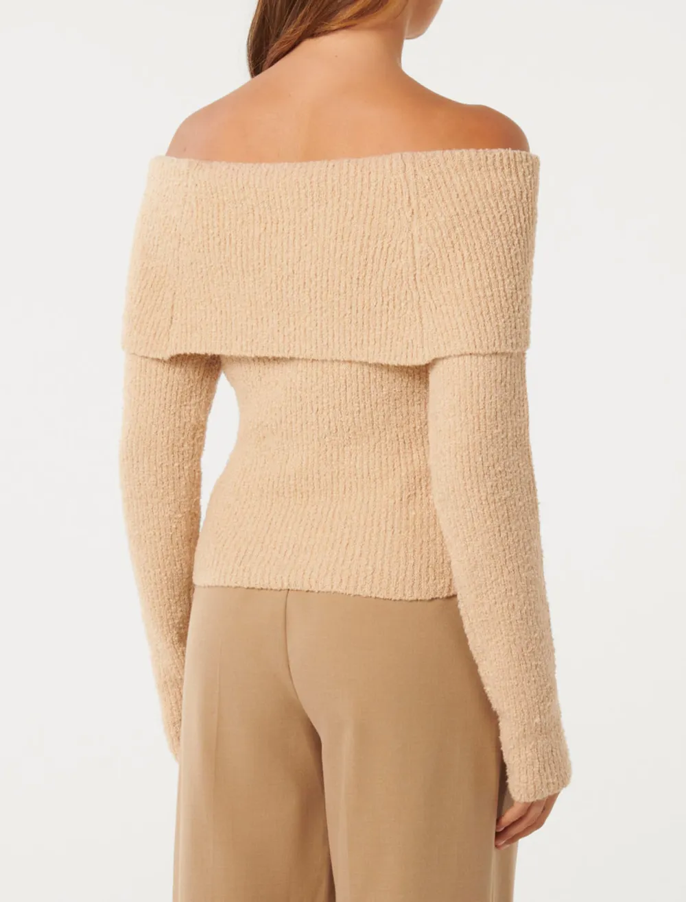 Folded Neck Sweater