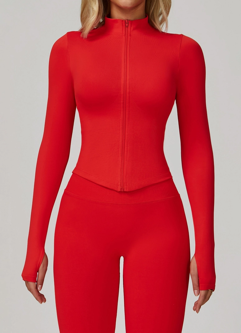 Zip Up Active Jacket Set