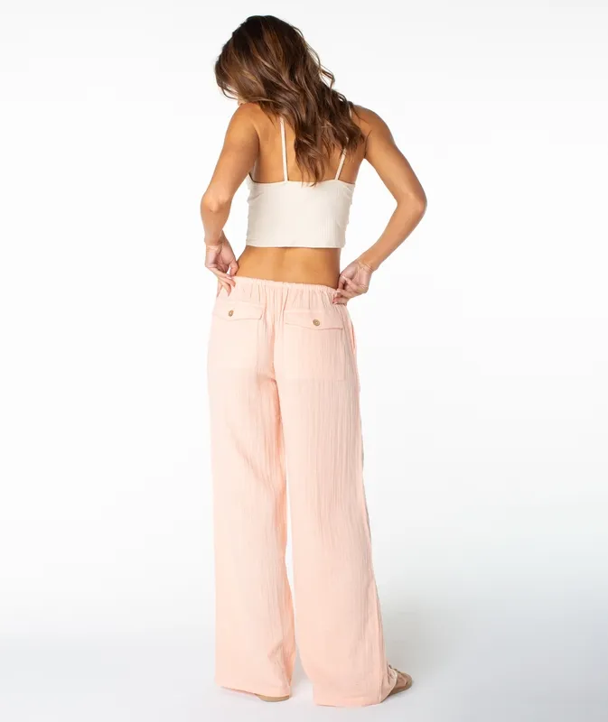 Relaxed Panel Wide Leg Pants