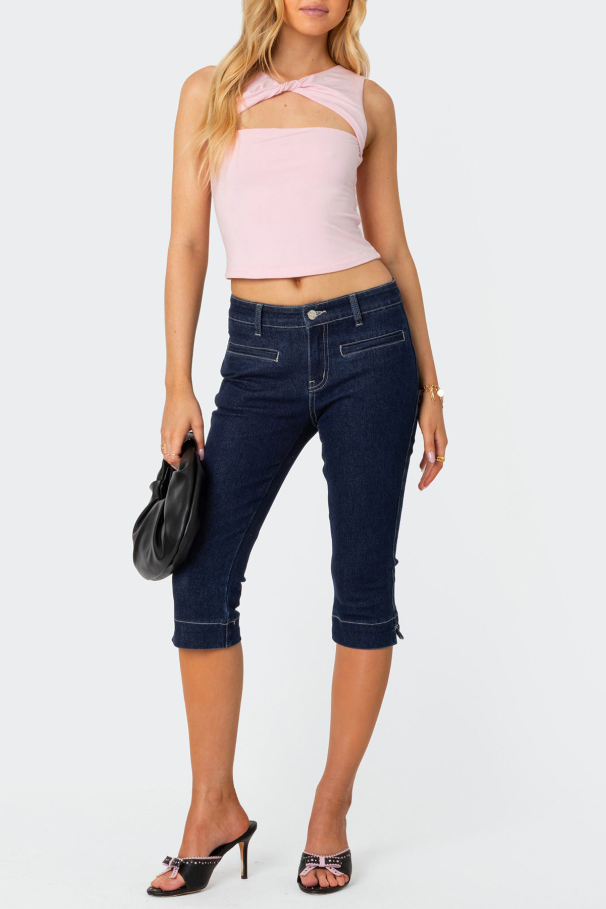 Twisted Cut Out Tank Top