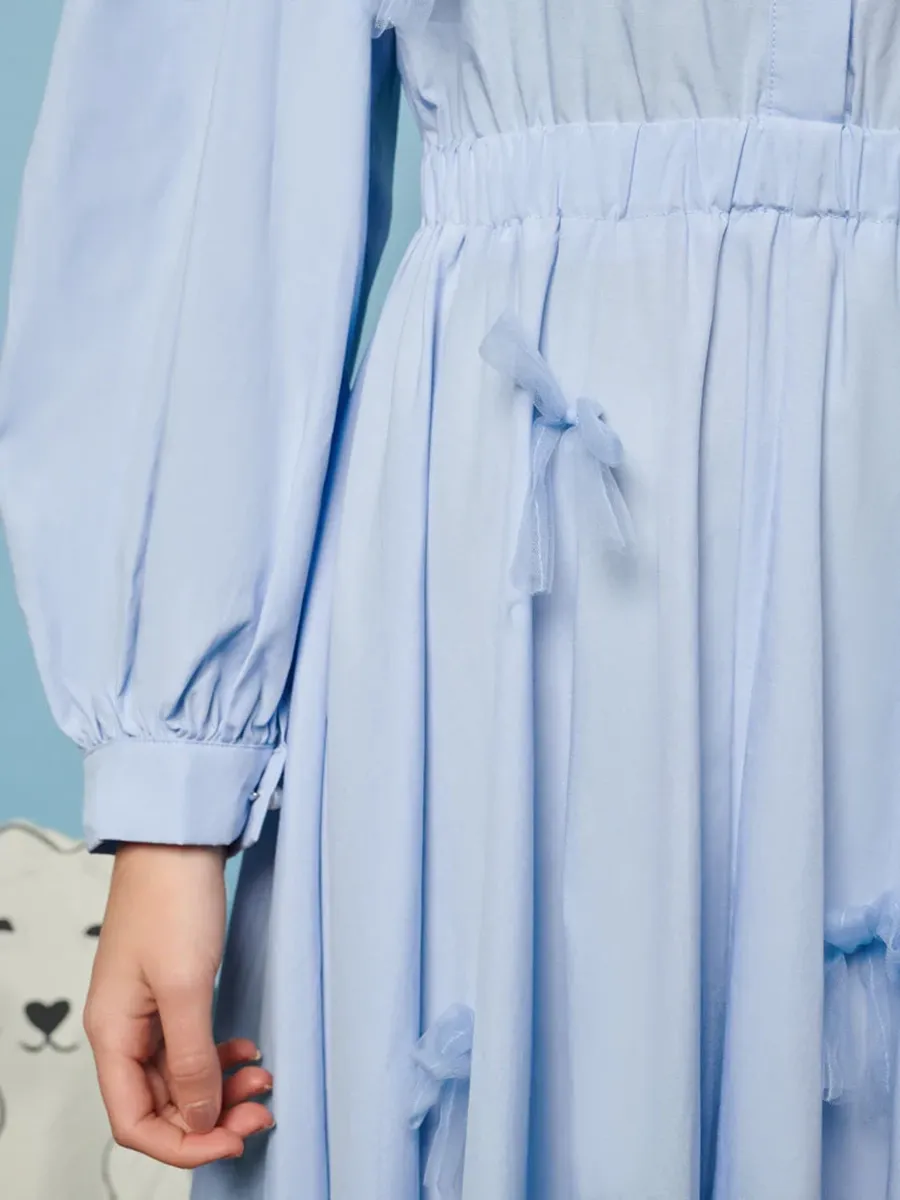 Fashion Bow Midi Dress