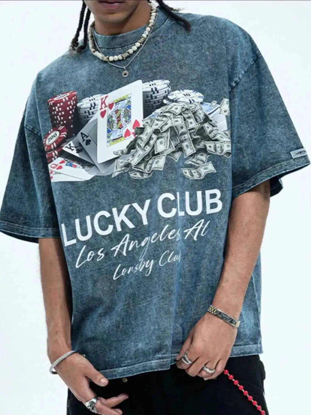 Laid Back Graphic Round Neck Short Sleeve T-Shirt