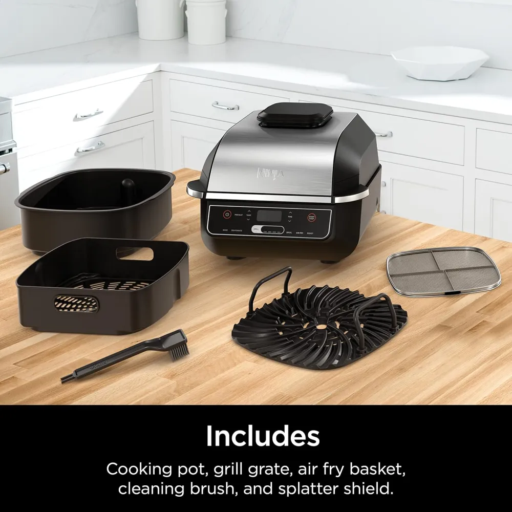 Ninja EG201 Foodi 6-in-1 Indoor Grill with Air Fry