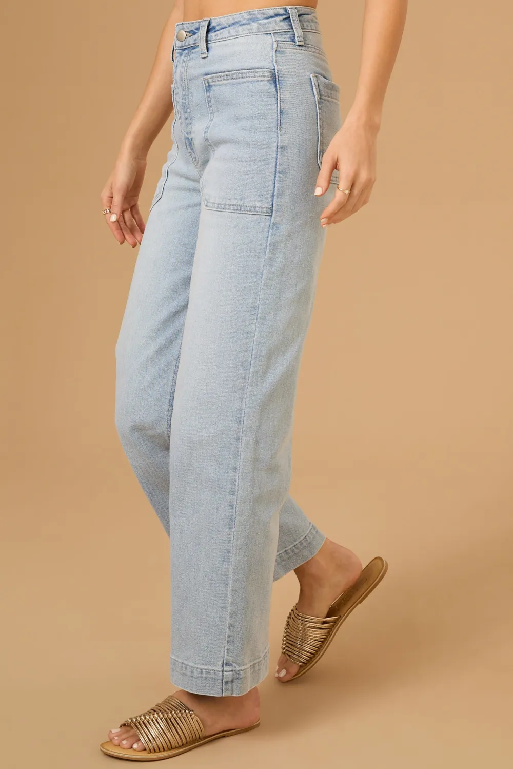 Regular Straight Leg Jeans