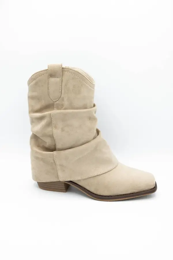 Classic Zip Entry Square Toe Ankle Bootie