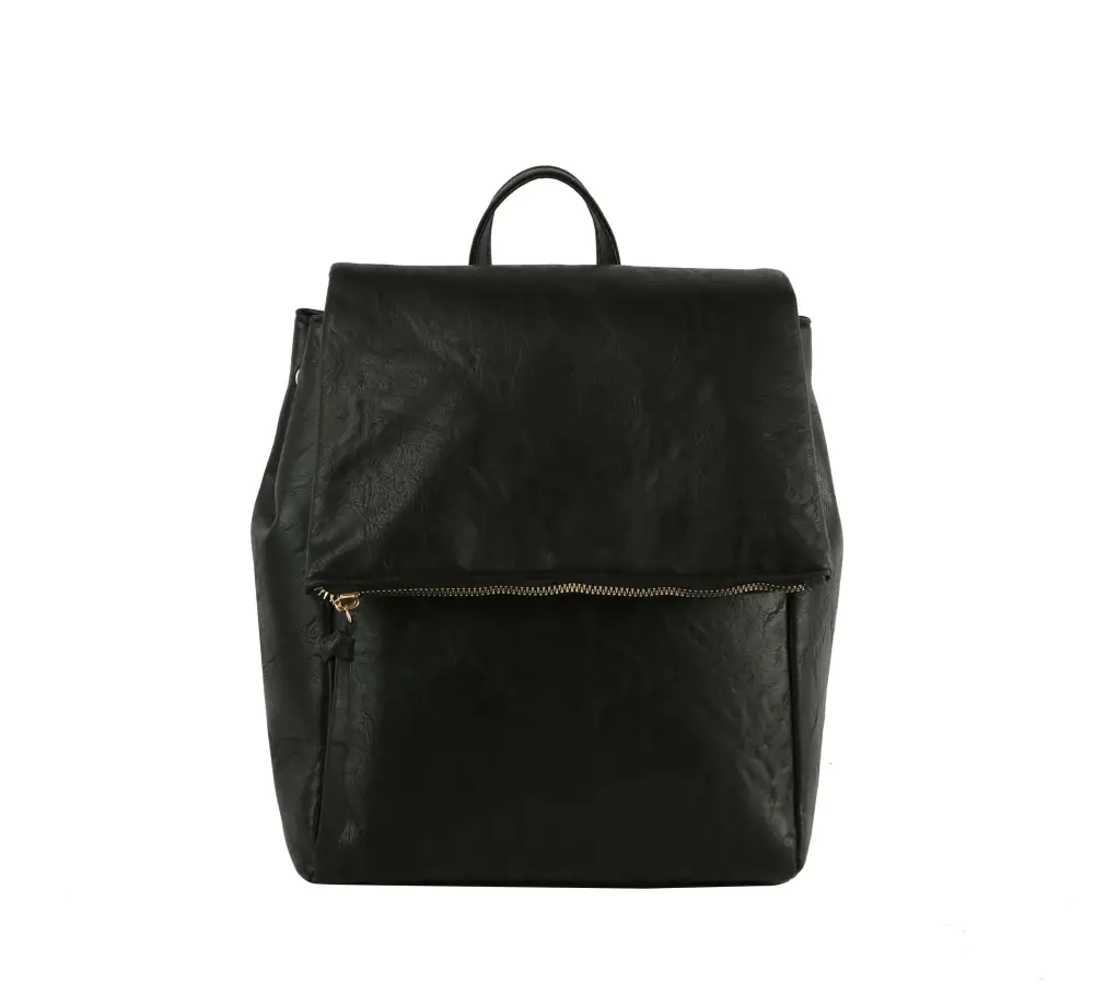 Flap Zip Convertible Backpack